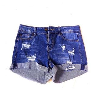 Denim shorts